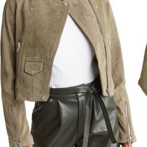 Blank NYC Suede Moto Jacket (Size Medium) NWT